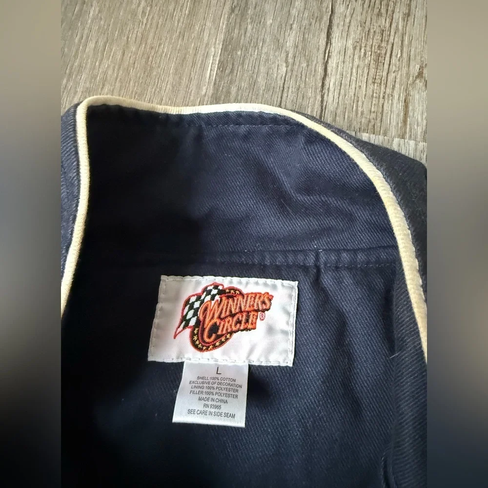 VTG Dale Earnhardt Jr #8 Jacket Budweiser Nascar Winners Circle Red Size M L - Picture 5 of 16